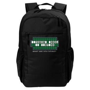 Gift for Wheel and Game Show Lovers, Fortune Word Puzzles Daily Commute Backpack