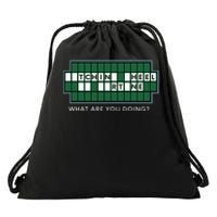 Gift for Wheel and Game Show Lovers, Fortune Word Puzzles Drawstring Bag