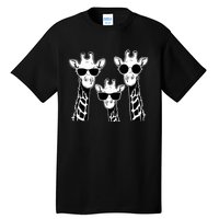 Giraffes family with sunglasses - Giraffe Tall T-Shirt