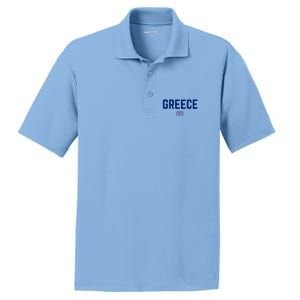 Greece Flag Women Greece PosiCharge RacerMesh Polo