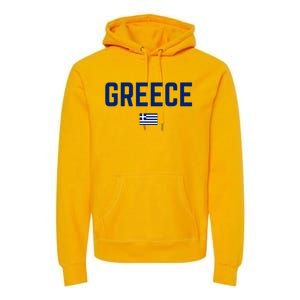 Greece Flag Women Greece Premium Hoodie