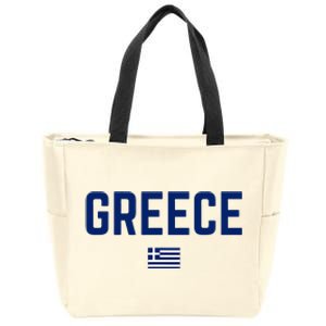 Greece Flag Women Greece Zip Tote Bag