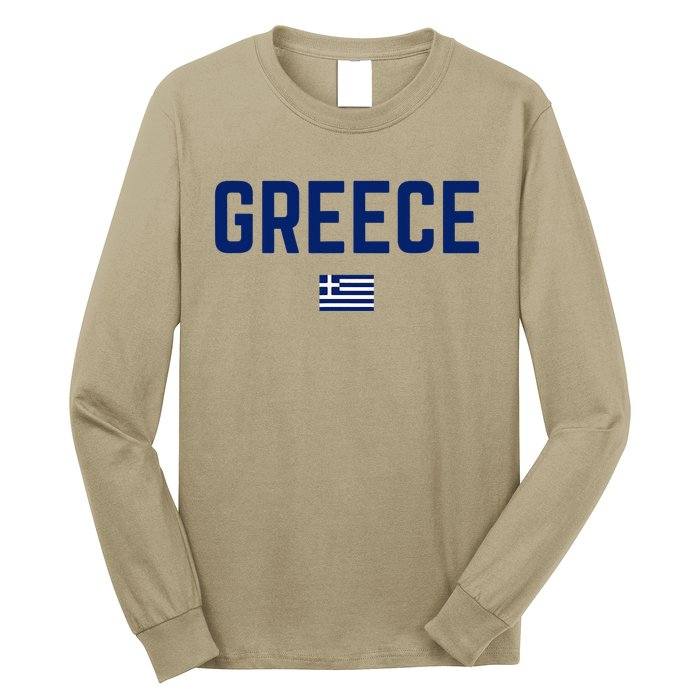 Greece Flag Women Greece Long Sleeve Shirt