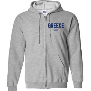 Greece Flag Women Greece Full Zip Hoodie