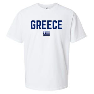 Greece Flag Women Greece Sueded Cloud Jersey T-Shirt