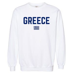 Greece Flag Women Greece Garment-Dyed Sweatshirt