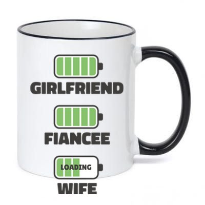 Girlfrend Fiancee Wife Loading 11oz Black Color Changing Mug