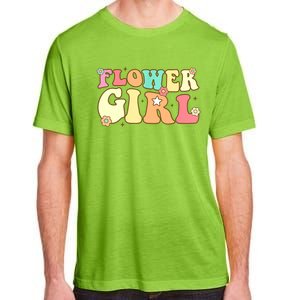 Groovy Flower Wedding Proposal Flower Adult ChromaSoft Performance T-Shirt