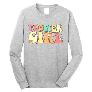 Groovy Flower Wedding Proposal Flower Long Sleeve Shirt