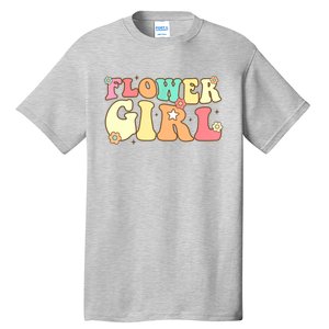 Groovy Flower Wedding Proposal Flower Tall T-Shirt