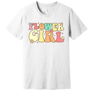 Groovy Flower Wedding Proposal Flower Premium T-Shirt