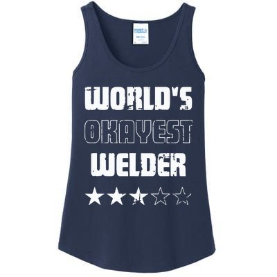 Gifts For Welders Worlds Okayest Welder Ladies Essential Tank