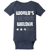 Gifts For Welders Worlds Okayest Welder Baby Bodysuit