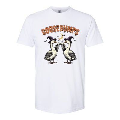 Goosebumps Funny Witch Goose Bumps Puns Halloween Softstyle CVC T-Shirt