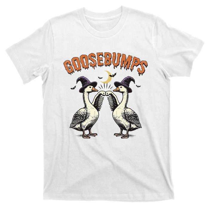 Goosebumps Funny Witch Goose Bumps Puns Halloween T-Shirt