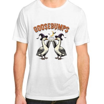 Goosebumps Funny Witch Goose Bumps Puns Halloween Adult ChromaSoft Performance T-Shirt