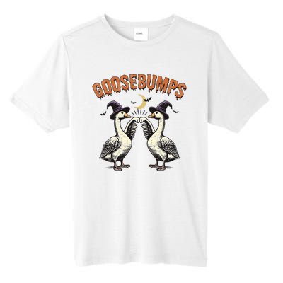 Goosebumps Funny Witch Goose Bumps Puns Halloween Tall Fusion ChromaSoft Performance T-Shirt