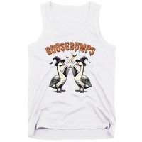 Goosebumps Funny Witch Goose Bumps Puns Halloween Tank Top