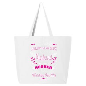 Gift For Wives Loss Husband Memorial My Husband In Heaven Cute Gift 25L Jumbo Tote