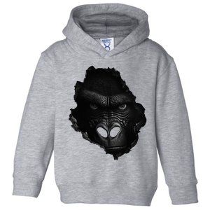 Gorilla Face Wall Animal Print Art Animal Lover Gorilla Toddler Hoodie