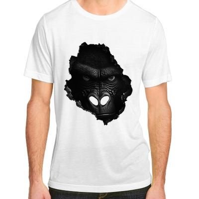 Gorilla Face Wall Animal Print Art Animal Lover Gorilla Adult ChromaSoft Performance T-Shirt