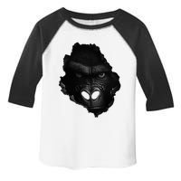 Gorilla Face Wall Animal Print Art Animal Lover Gorilla Toddler Fine Jersey T-Shirt