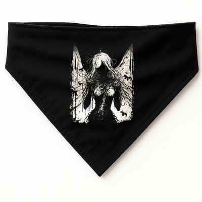 Goth Fairy Witch Fairycore Horror Occult Dark Art Aesthetic USA-Made Doggie Bandana