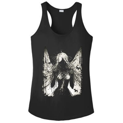 Goth Fairy Witch Fairycore Horror Occult Dark Art Aesthetic Ladies PosiCharge Competitor Racerback Tank