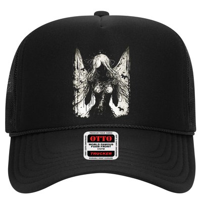 Goth Fairy Witch Fairycore Horror Occult Dark Art Aesthetic Trucker Hat