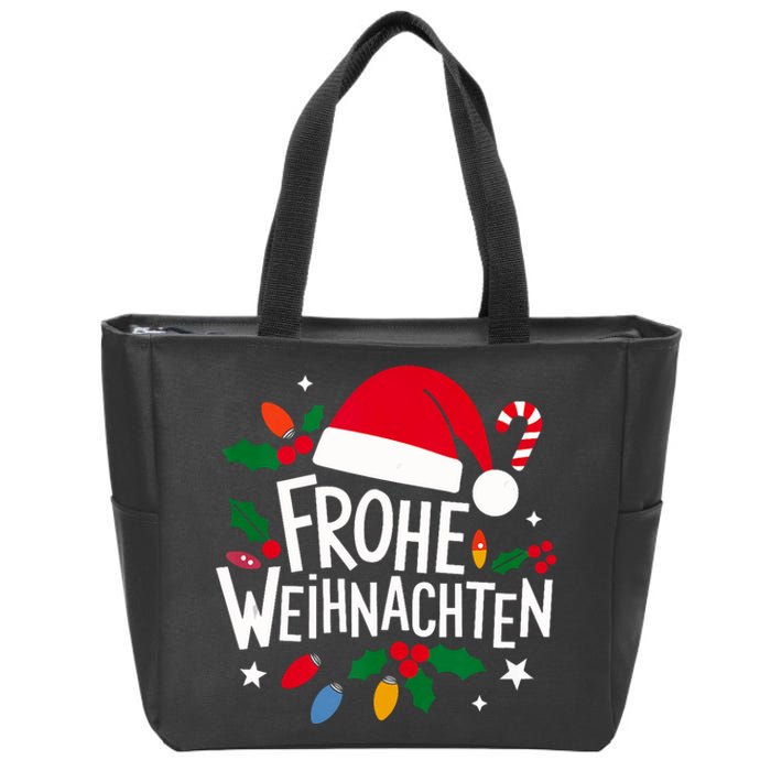 German Family Weihnachts Familie 2024 Merry Christmas Tank Top Zip Tote Bag