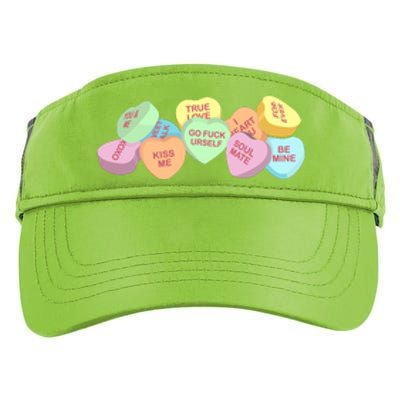 Go Fuck Yourself Candy Hearts Adult Drive Performance Visor