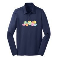 Go Fuck Yourself Candy Hearts Silk Touch Performance Long Sleeve Polo