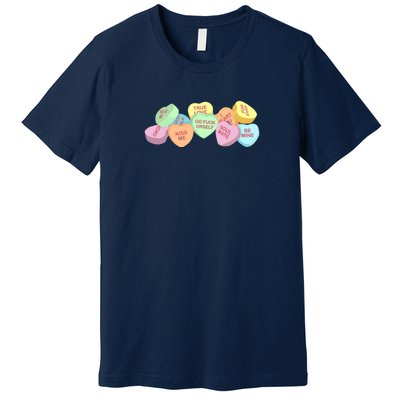 Go Fuck Yourself Candy Hearts Premium T-Shirt