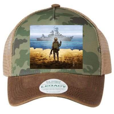 Go F Yourself Postage Stamp Legacy Tie Dye Trucker Hat