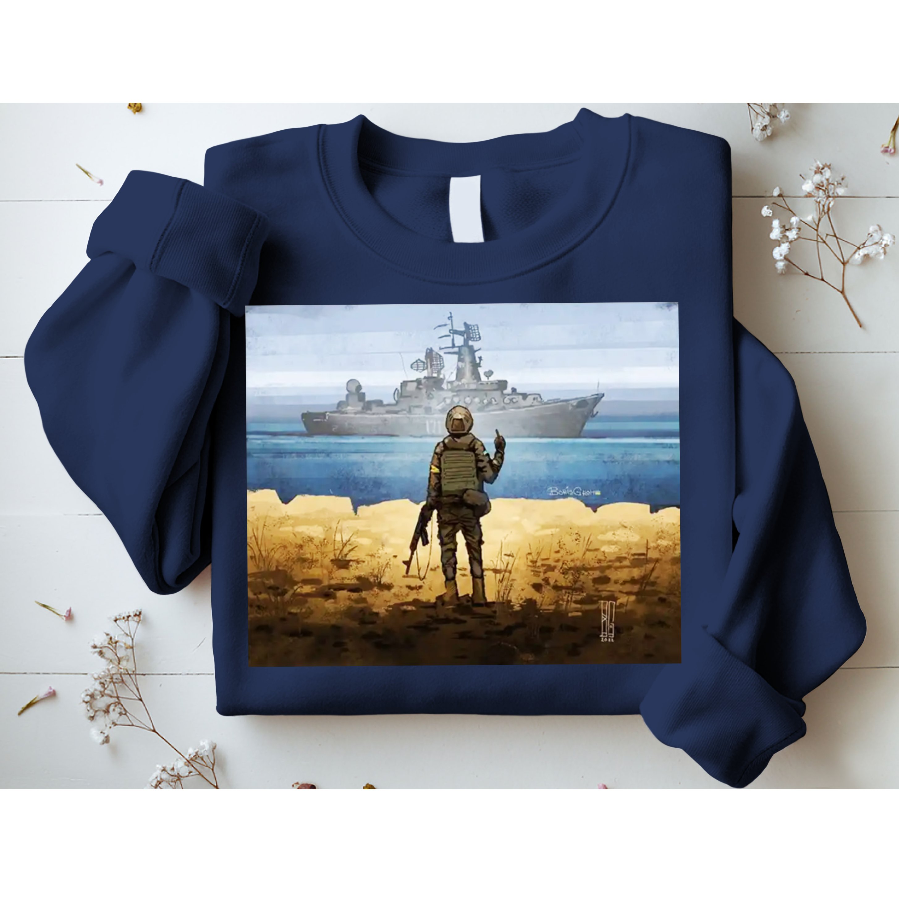 Go F Yourself Postage Stamp Sweatshirt