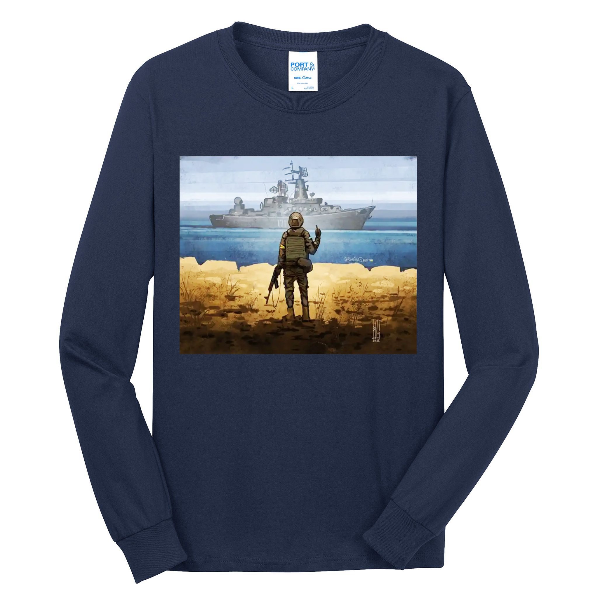 Go F Yourself Postage Stamp Tall Long Sleeve T-Shirt