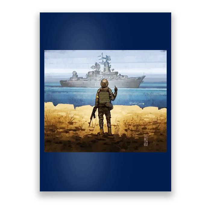Go F Yourself Postage Stamp Poster