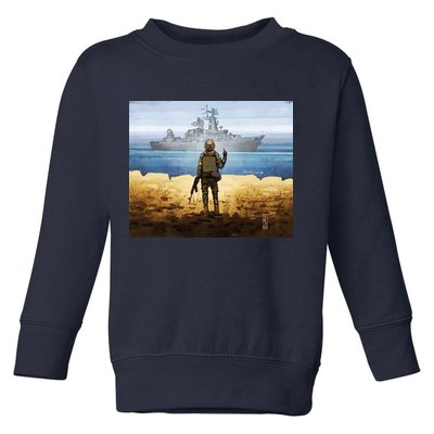 Go F Yourself Postage Stamp Toddler Sweatshirt