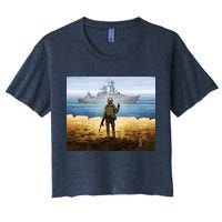 Go F Yourself Postage Stamp Crop Top