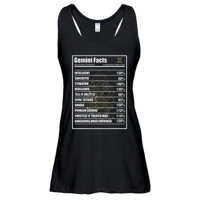 Gemini Facts Zodiac Sign Ladies Essential Flowy Tank