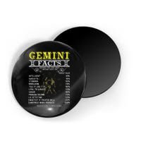 Gemini Facts Zodiac Signs Funny Birthday Gifts Men Women Magnet