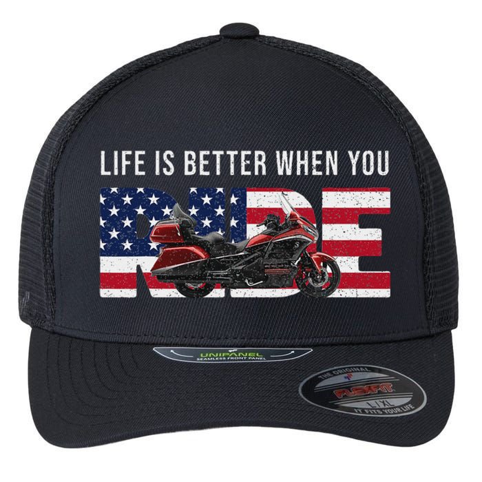 Goldwing Gl 1800 Flexfit Unipanel Trucker Cap