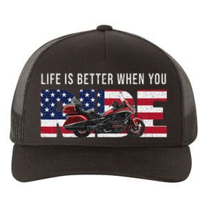 Goldwing Gl 1800 Yupoong Adult 5-Panel Trucker Hat