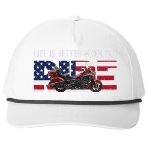 Goldwing Gl 1800 Snapback Five-Panel Rope Hat