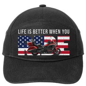 Goldwing Gl 1800 7-Panel Snapback Hat