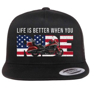 Goldwing Gl 1800 Flat Bill Trucker Hat