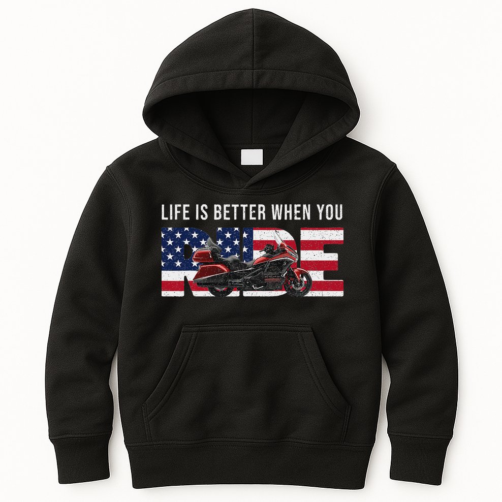 Goldwing Gl 1800 Kids Hoodie