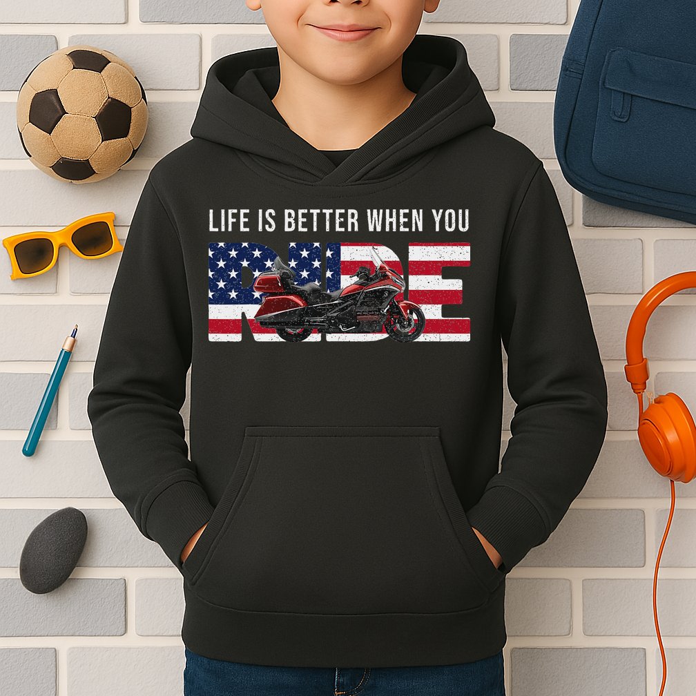 Goldwing Gl 1800 Kids Hoodie