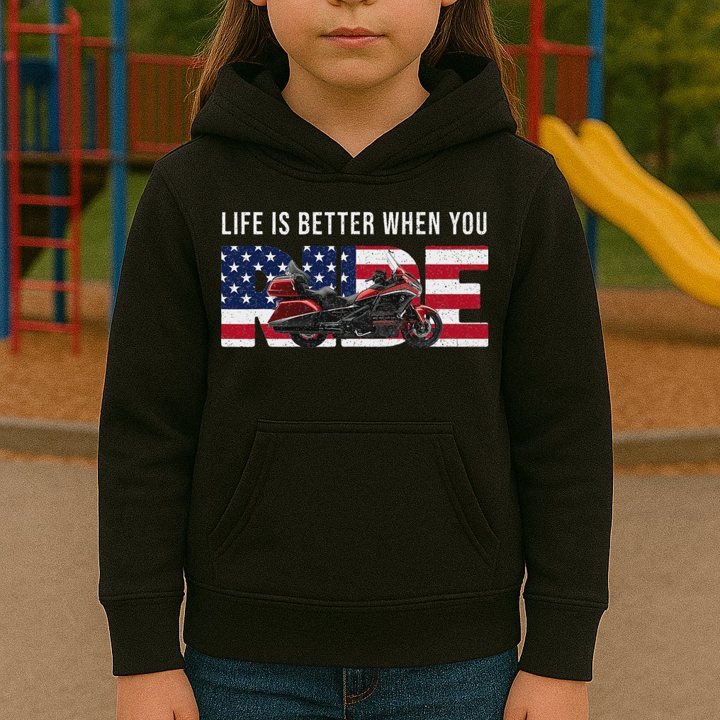 Goldwing Gl 1800 Kids Hoodie