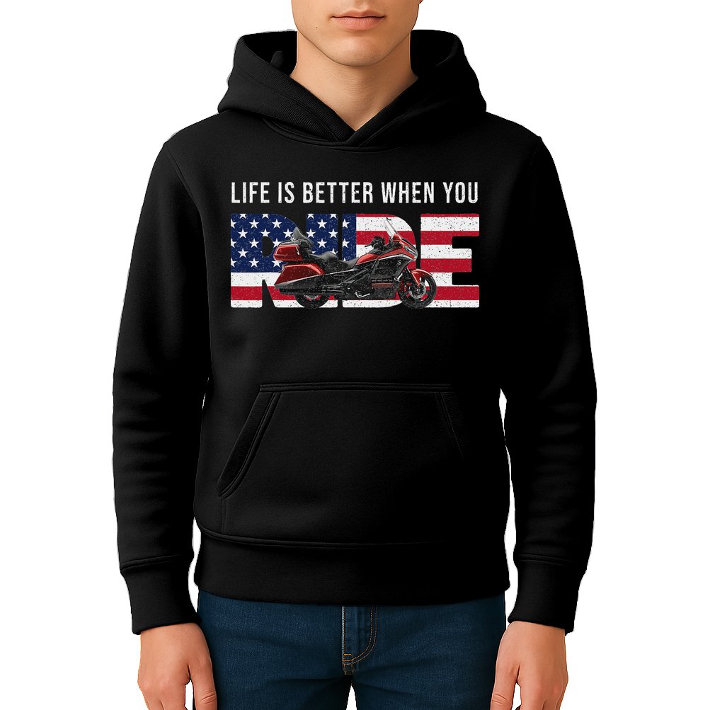 Goldwing Gl 1800 Kids Hoodie